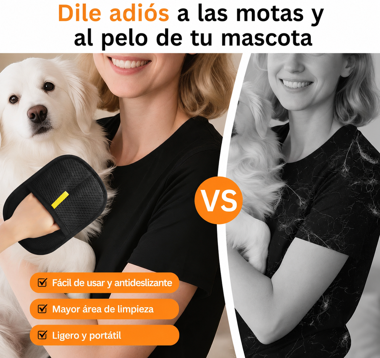 Guante Quitapelos Reutilizable Pro +ENVIO GRATIS